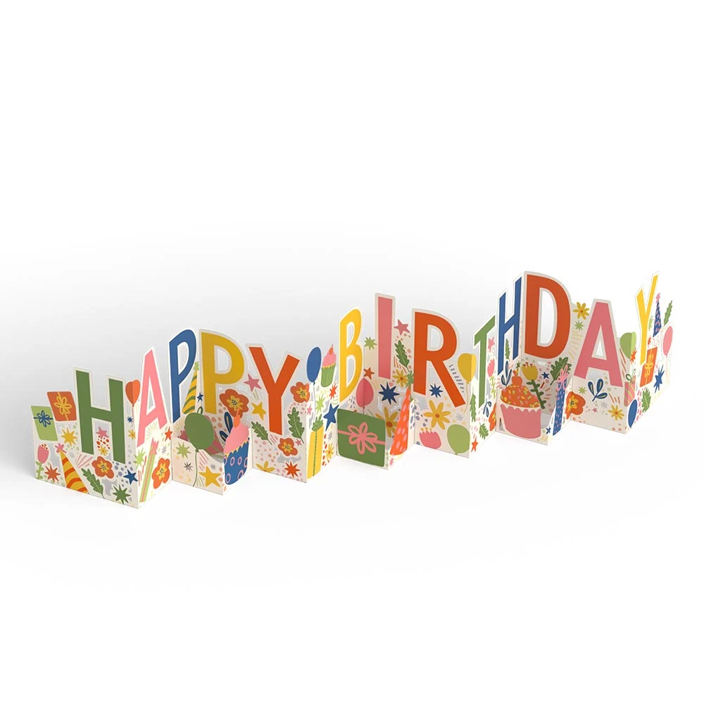 Lovepop Happy Birthday Loooooong Card (Expands to 2 feet) - Image 7