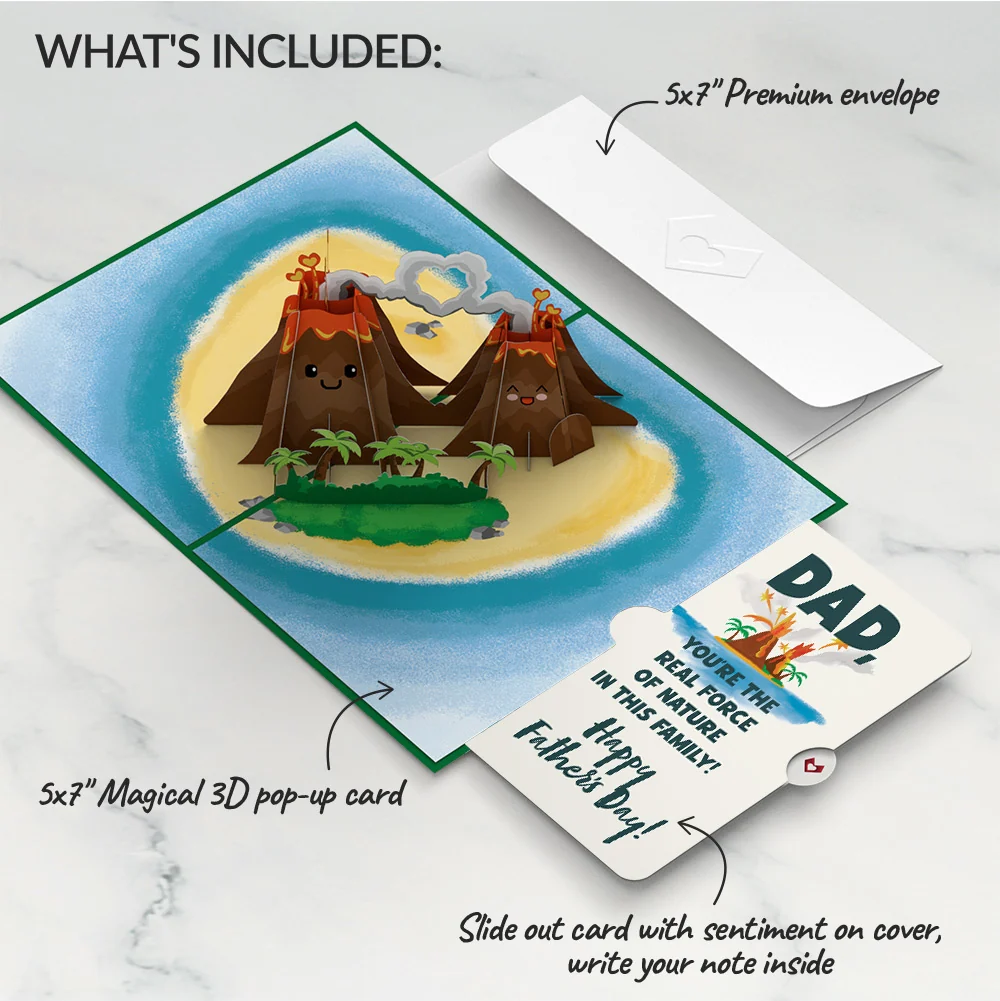 Lovepop I Lava You Father's Day Pop-Up Card and Sentiment Set for Dad - Image 2