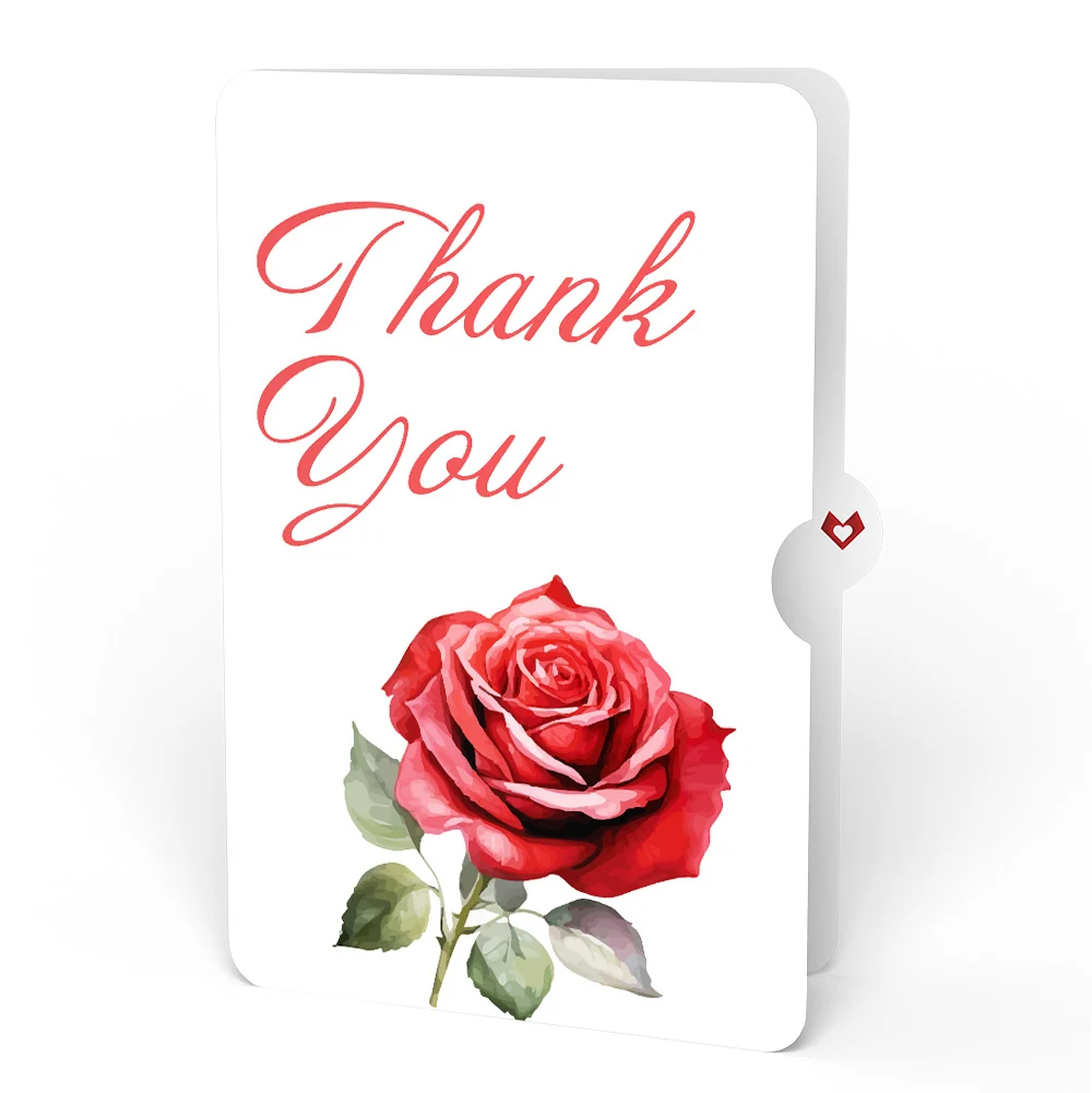 Lovepop Born to Bloom: June Birth Month Flowers Thank You Pop-Up Card and Sentiment Set Cream - Image 4
