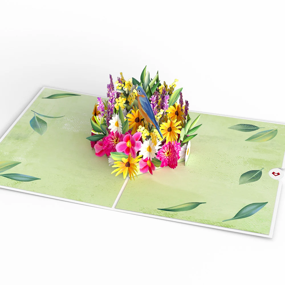 Lovepop Vibrant Garden Blooms Pop-Up Card - Image 3