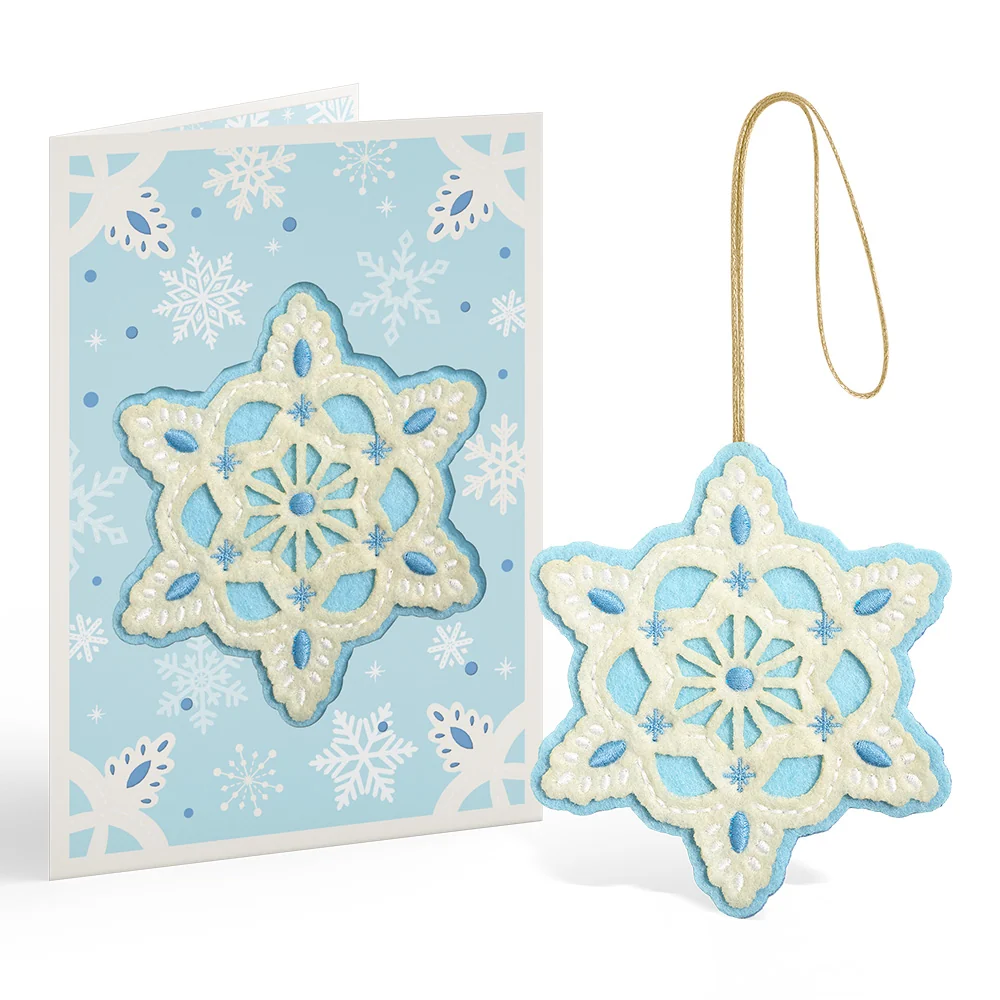 Lovepop Icy Snowflake HeartFelt Charm Card - Image 2