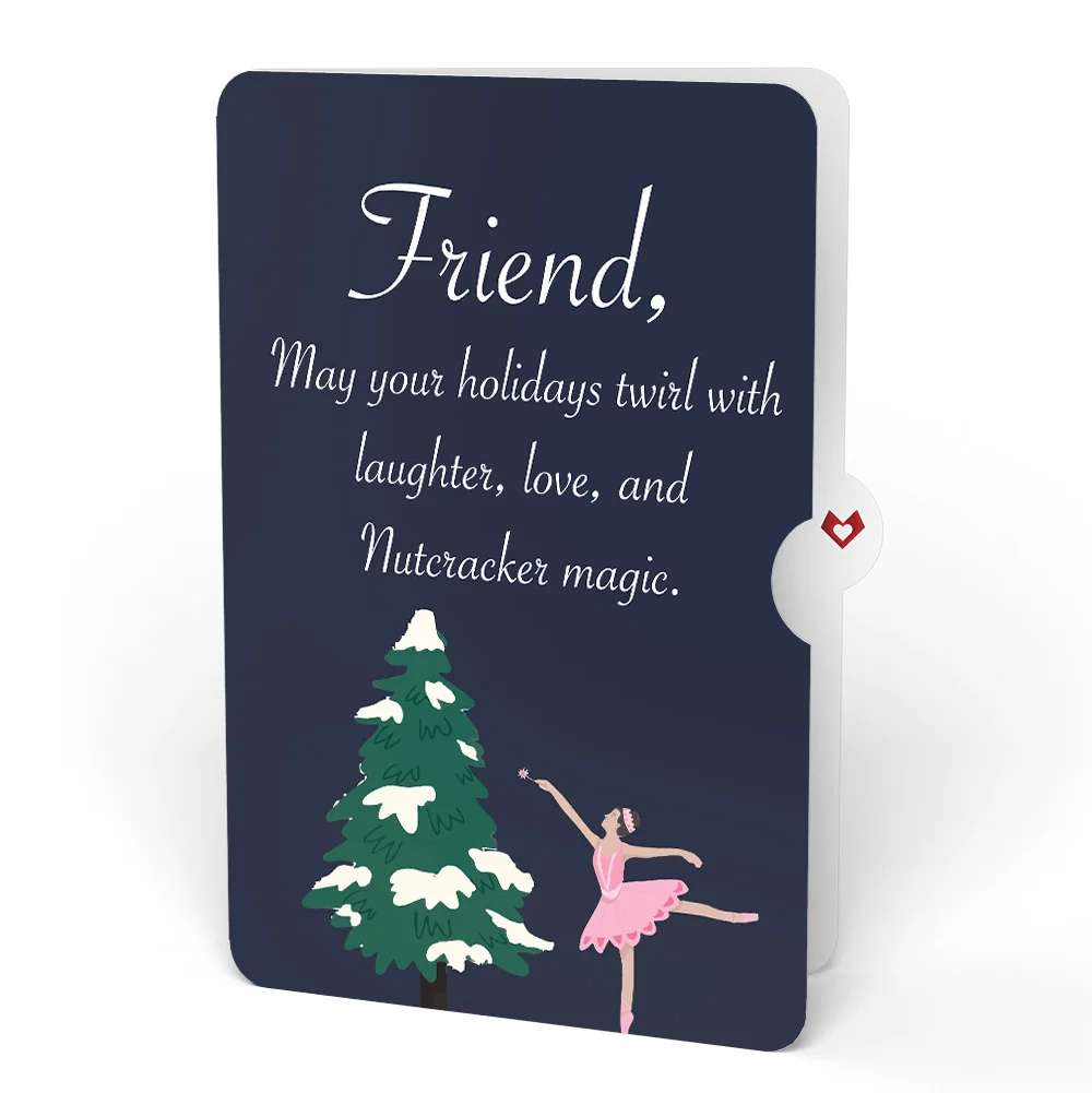 Lovepop The Nutcracker Christmas Magic Music and Lights Pop-Up Card and Sentiment Set for Friend - Image 4