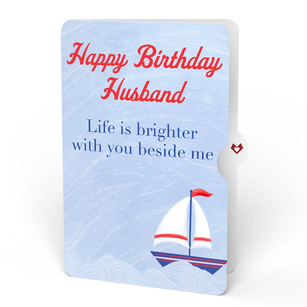 Lovepop Light of My Life Birthday Light-Up Pop-Up Card and Sentiment Set for Husband - Image 4