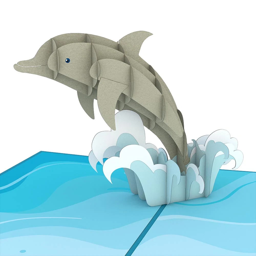 Lovepop Dolphins Pop-Up Card - Image 2