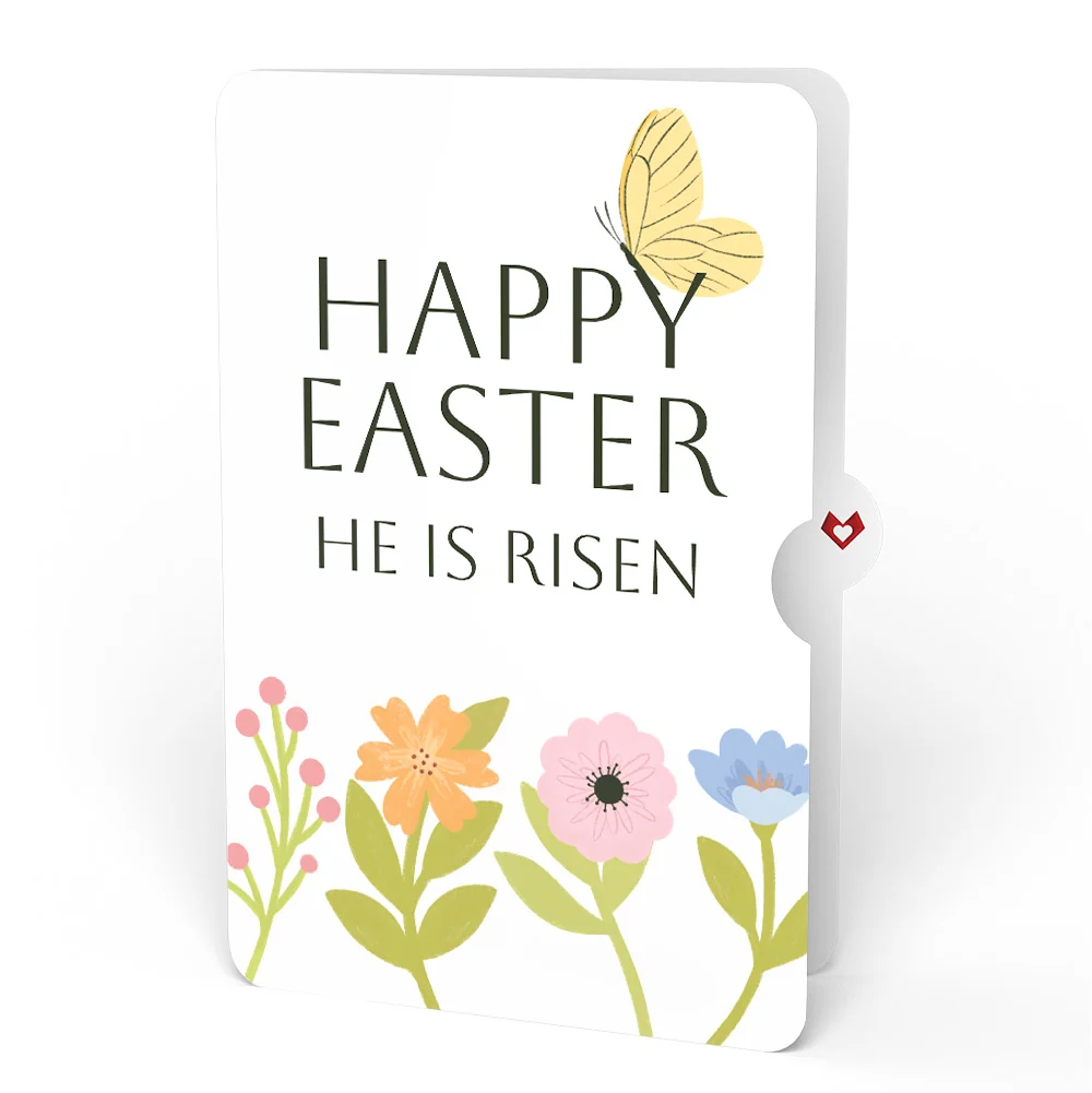 Lovepop Happy Easter Bunny Amid the Blossoms Pop-Up Card and Spring Blossom Butterfly He Is Risen Sentiment Set - Image 4