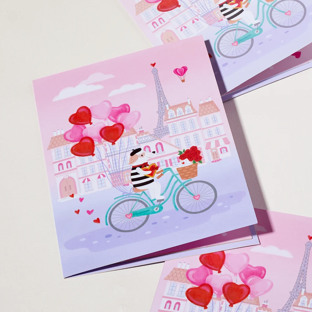 Lovepop French Love Dog Plushpop Card - Image 3