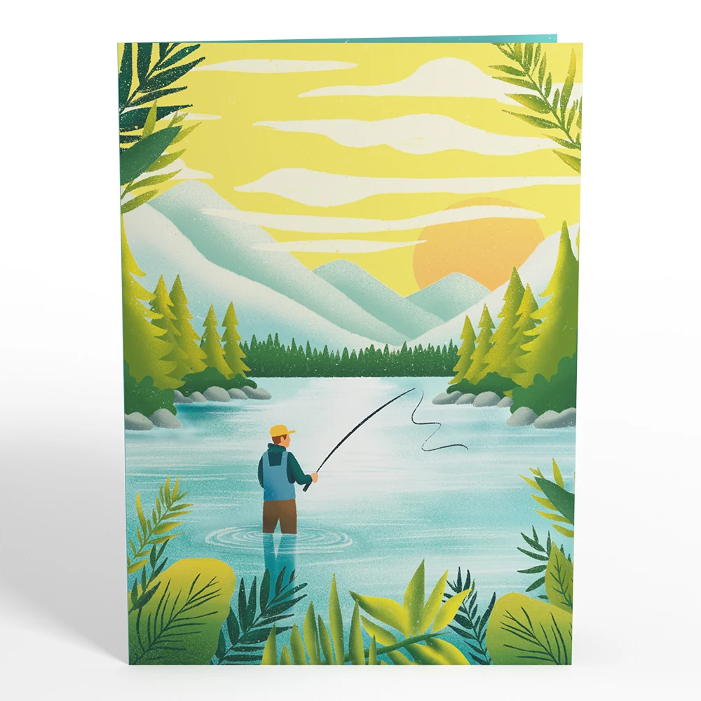 Lovepop Gone Fishing Pop-Up Card - Image 4
