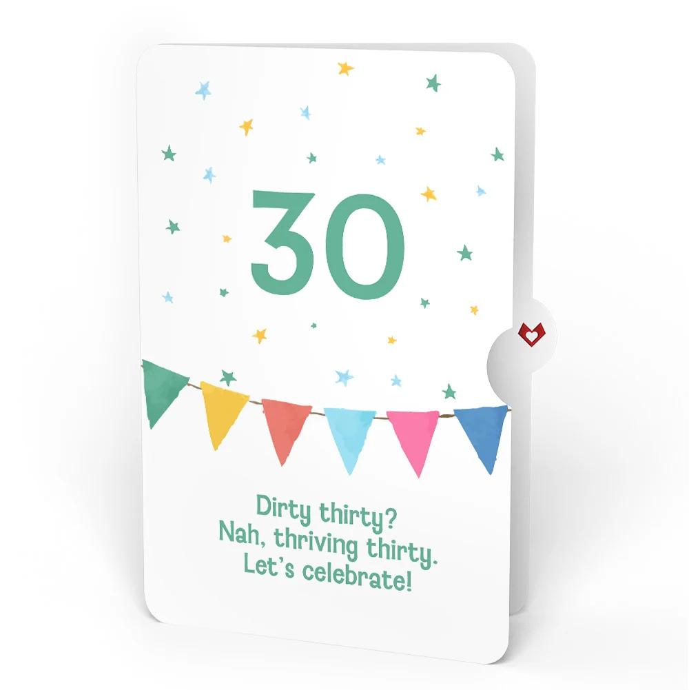 Lovepop Let's Celebrate 30th Birthday Pop-Up Card and Sentiment Set - Image 4