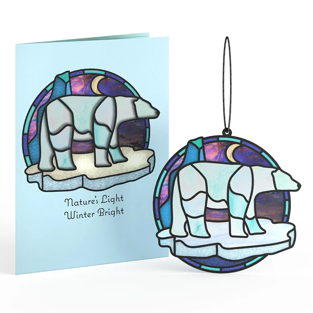 Lovepop Winter Animals Suncatcher 3-Pack - Image 4