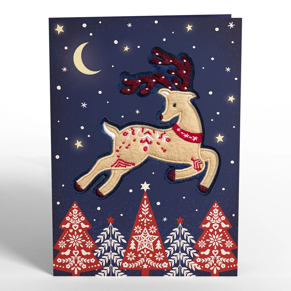 Lovepop Prancing Reindeer HeartFelt Charm Card - Image 7