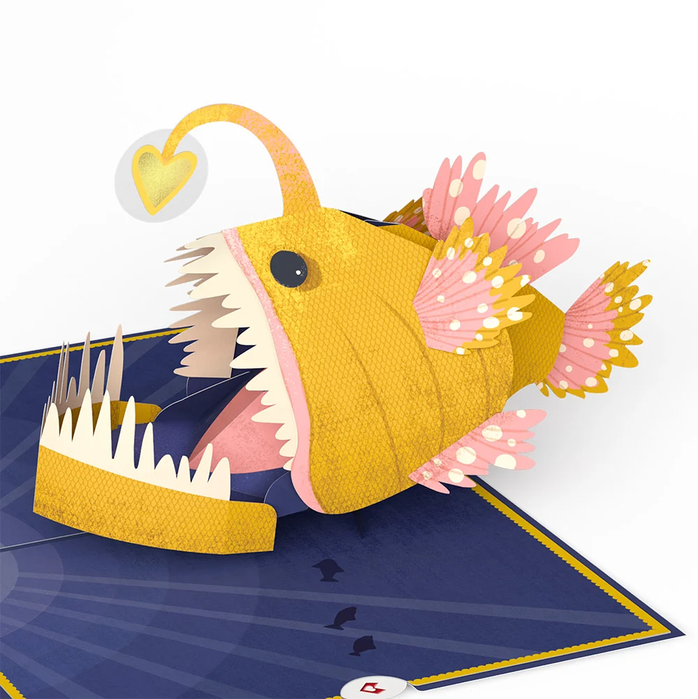 Lovepop You Are My Sunshine Anglerfish Love Pop-Up Card and Anglerfish Confession Sentiment Set - Image 3