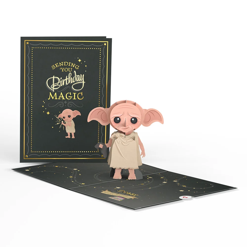 Lovepop Harry Potter Dobby Birthday Pop-Up Card & Flower Buds Bouquet Bundle - Image 7