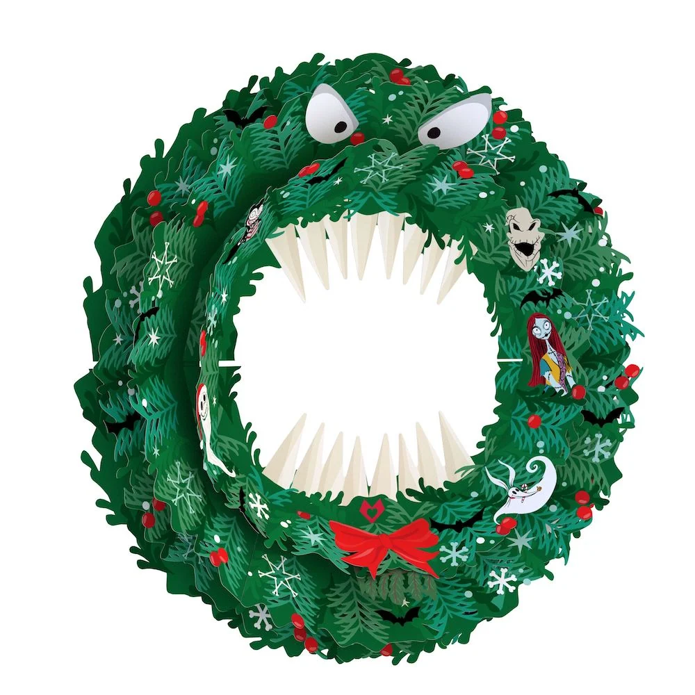 Lovepop Disney Tim Burton's The Nightmare Before Christmas Monster Wreath - Image 2