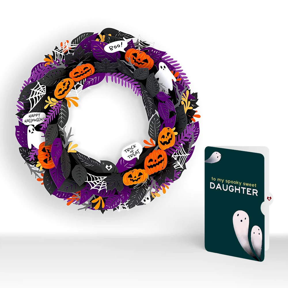 Lovepop Halloween Wreath and Sentiment Set for Daughter
