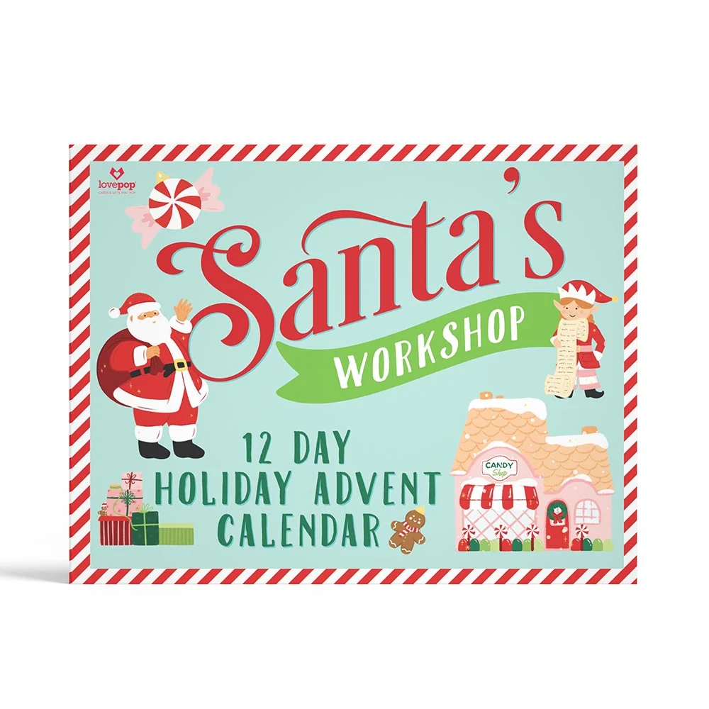 Lovepop Santa's Workshop 12 Day Holiday Advent Calendar - Image 3