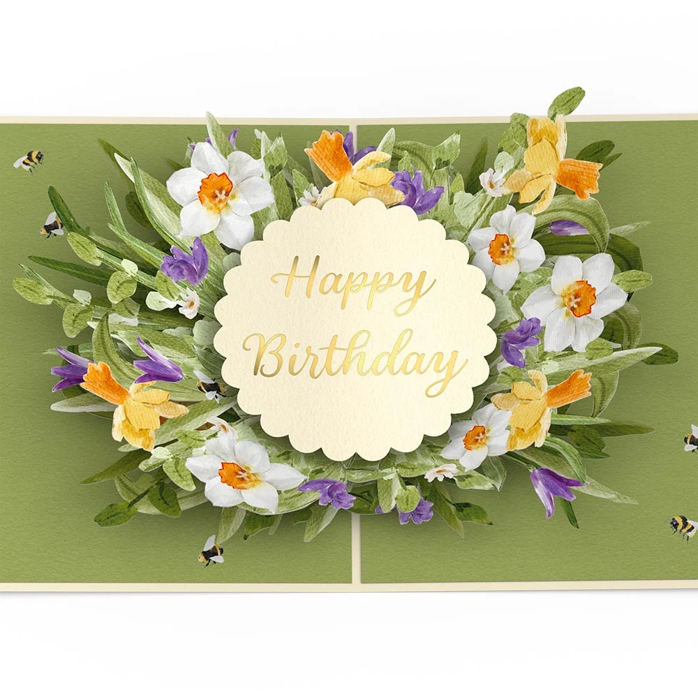 Lovepop Bloom Birthday Pop-Up Card and Sentiment Set for Daughter - Image 3