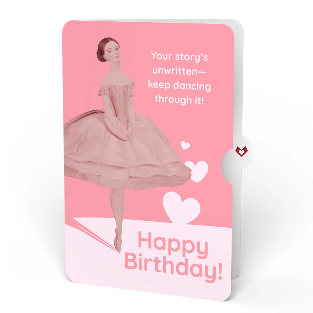 Lovepop Watercolor Jacaranda Tree Birthday Pop-Up Card and Dancing Through Life Sentiment Set - Image 4