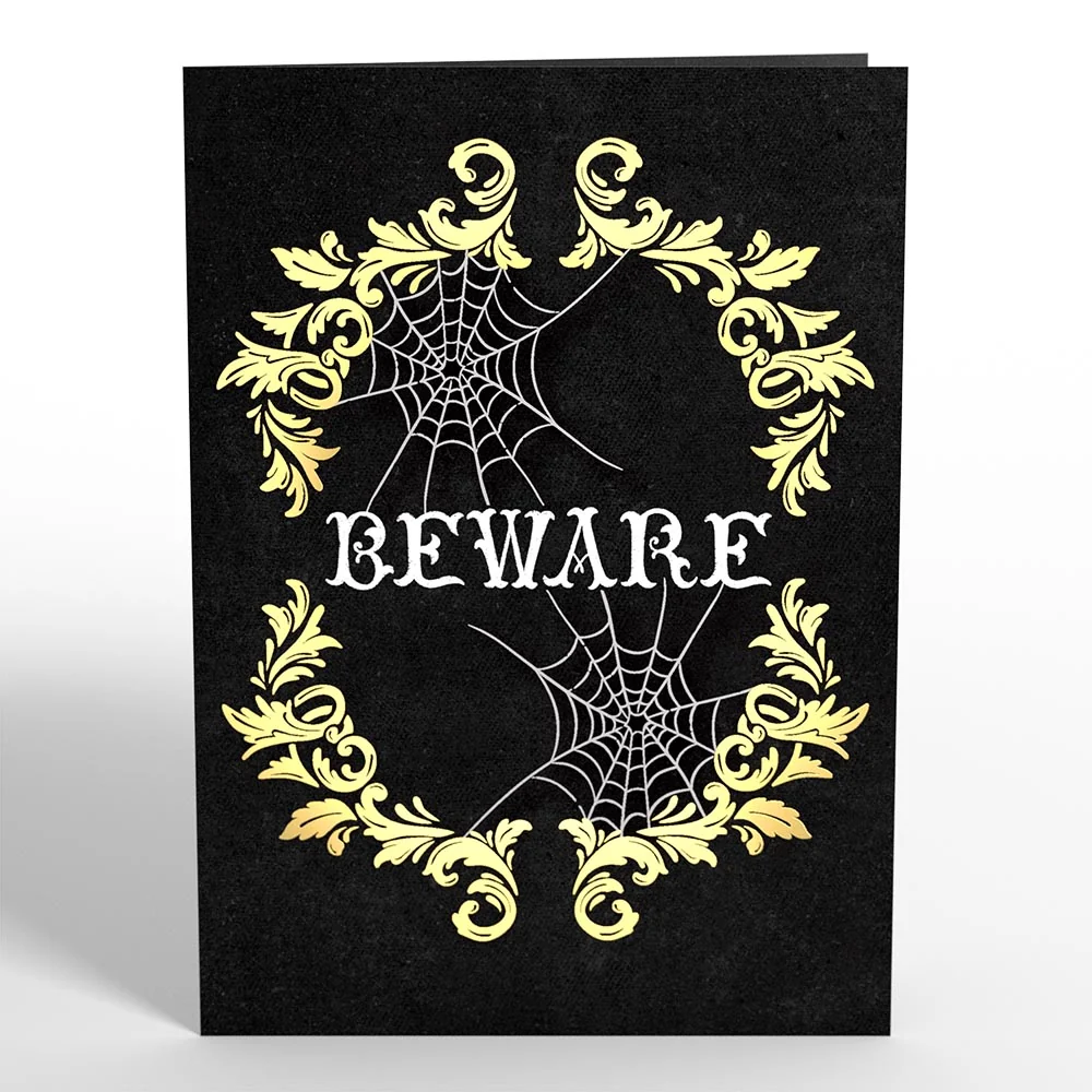Lovepop Beware Halloween Spider Pop-Up Card - Image 5