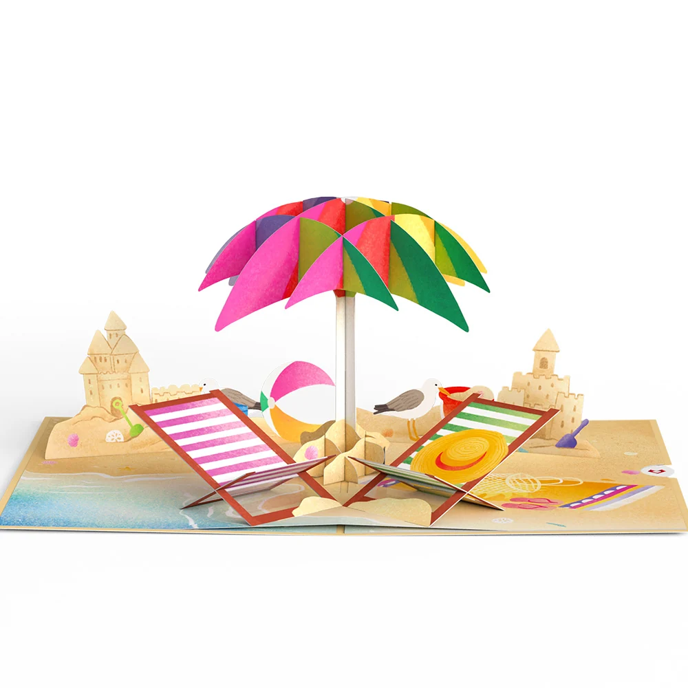 Lovepop Perfect Beach Day Pop-Up Card Chair - Image 4