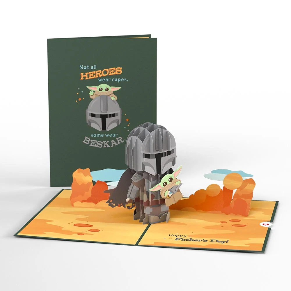 Lovepop Star Wars The Mandalorian Beskar Father's Day Pop-Up Card - Image 6