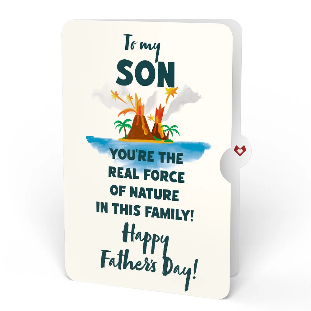 Lovepop I Lava You Father's Day Light-Up Pop-Up Card and Sentiment Set for Son - Image 4