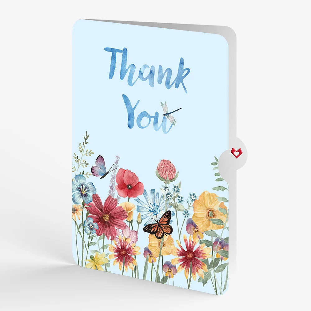 Lovepop Wild Flowers Jar Thank You Pop-Up Card and Sentiment Set - Image 4