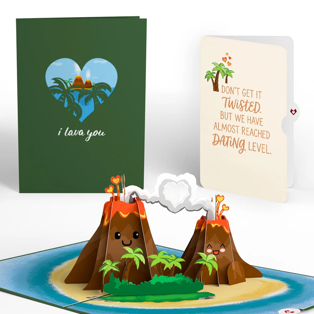 Lovepop I Lava You Love Pop-Up Card and Twisted Palm Sentiment Set