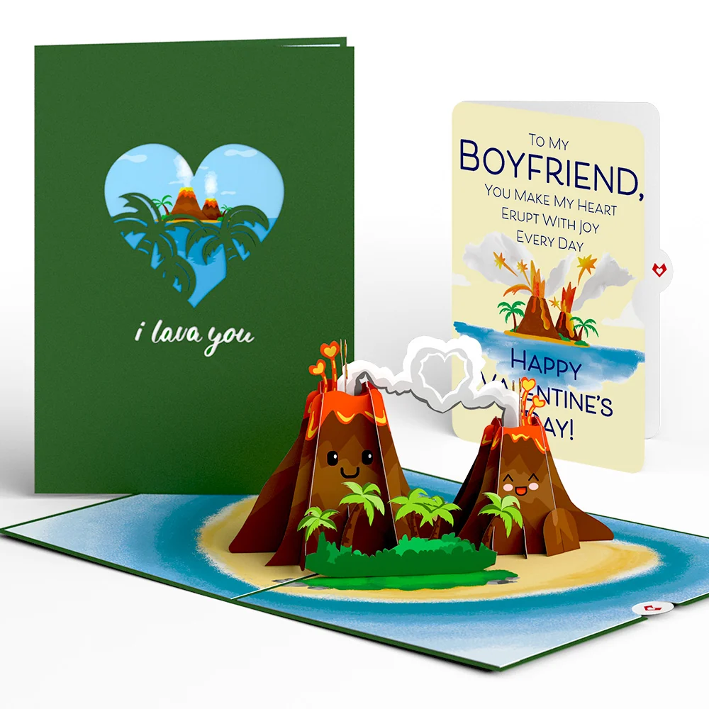 Lovepop I Lava You Valentine Pop-Up Card and Sentiment Set for Boyfriend