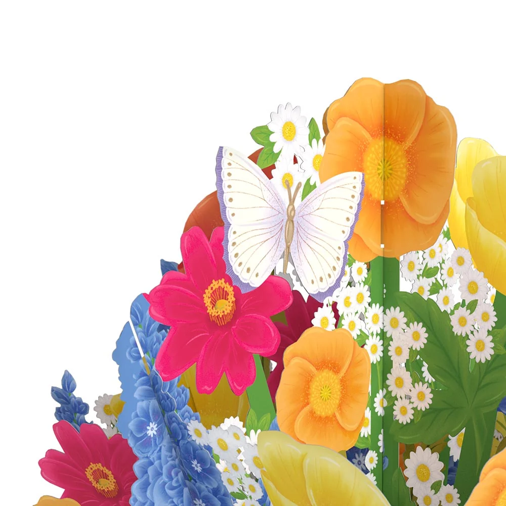 Lovepop Wildflower Birthday Bouquet and Cardio Queen Sentiment Set Vase - Image 3