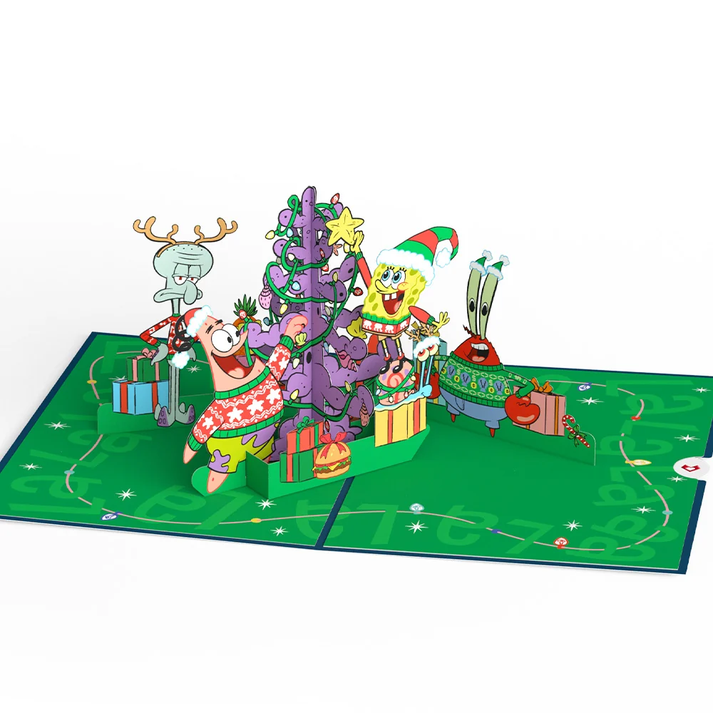 Lovepop SpongeBob SquarePants Krabby Christmas Pop-Up Card - Image 3