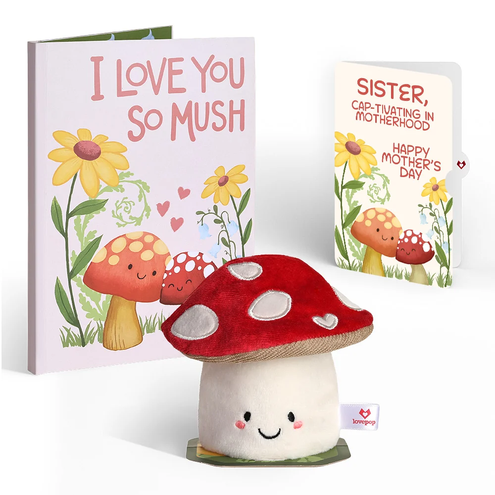 Lovepop 'Love You So Mush' Mother’s Day Plushpop Card and Sentiment Set for Sister