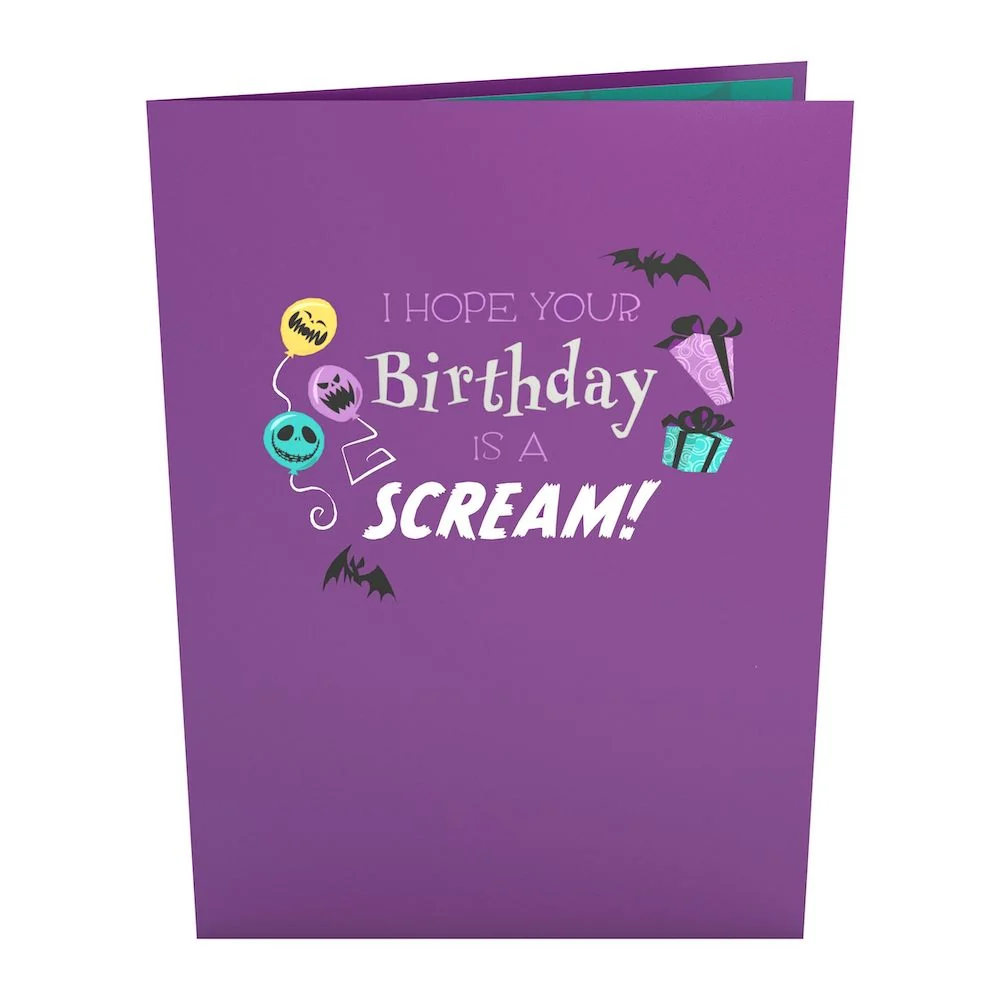 Lovepop Disney Tim Burton's The Nightmare Before Christmas Birthday Cupcake Pop-Up Card - Image 4