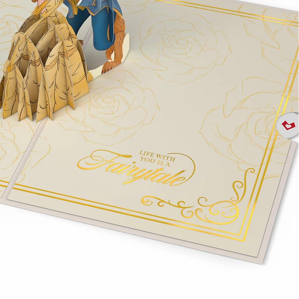 Lovepop Disney's Beauty and The Beast Enchanted Love Pop-Up Card - Image 2