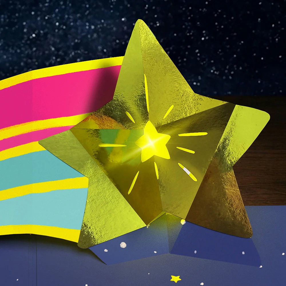 Lovepop You're a Star Congratulations Light-Up Pop-Up Card and Sentiment Set - Image 3