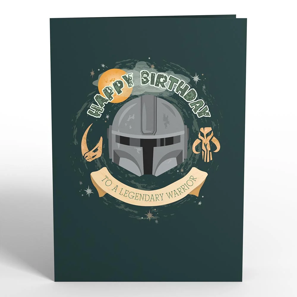 Lovepop Star Wars The Mandalorian Legendary Warrior Birthday Pop-Up Card - Image 4