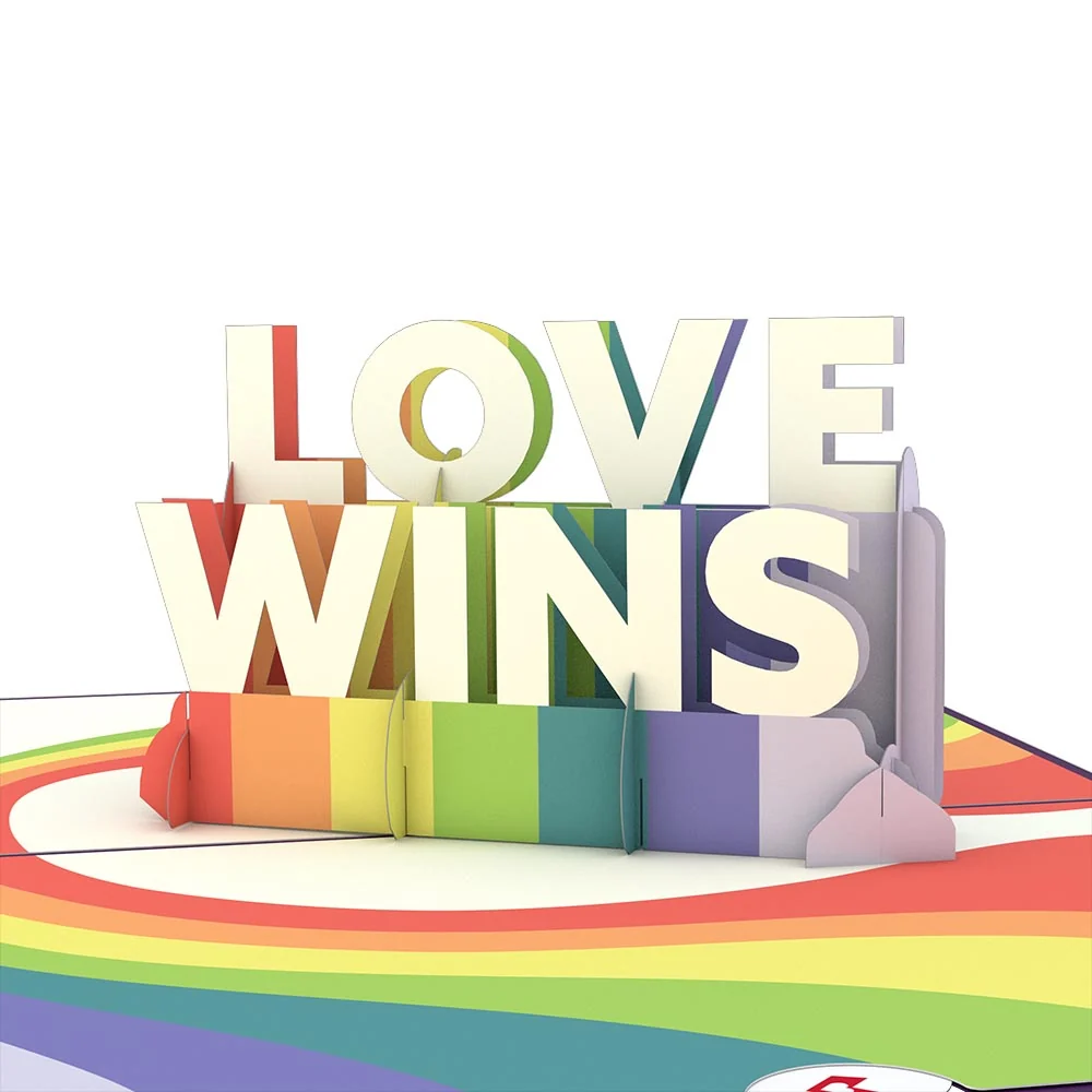 Lovepop Love Wins Pop-Up Card - Image 2