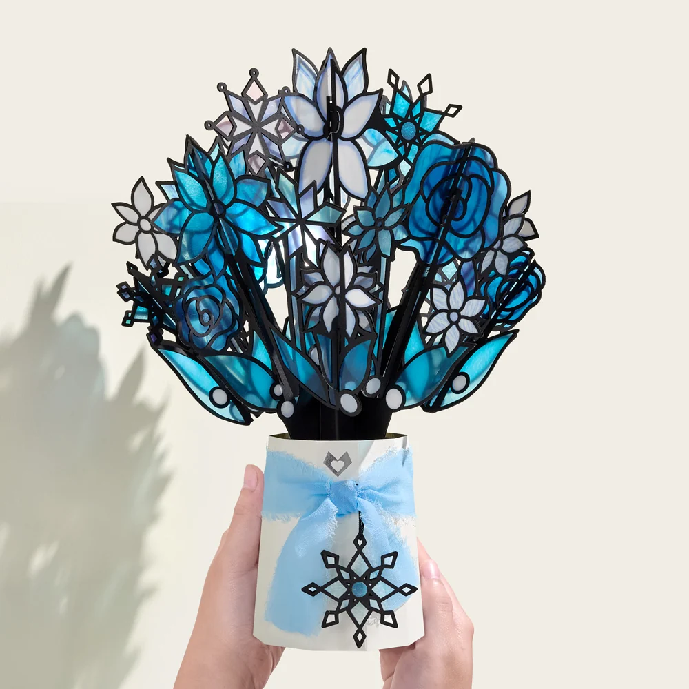 Lovepop Winter Starlight Suncatcher Bouquet Vase - Image 3