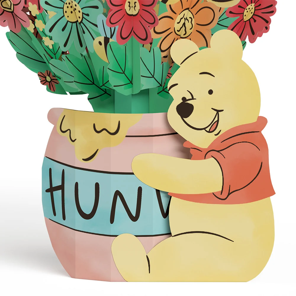Lovepop Disney’s Winnie the Pooh Plushpop Card & Flower Buds Bouquet Bundle - Image 6