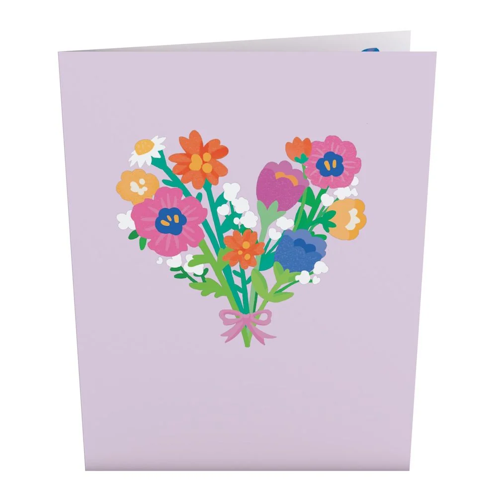 Lovepop Love You Flower Heart: Paperpop Card - Image 4