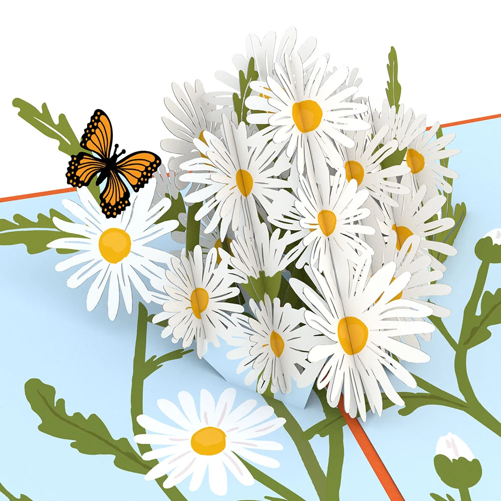 Lovepop Daisies with Monarch Butterfly Mother's Day Pop-Up Card and The real MVP Sentiment Set - Image 3