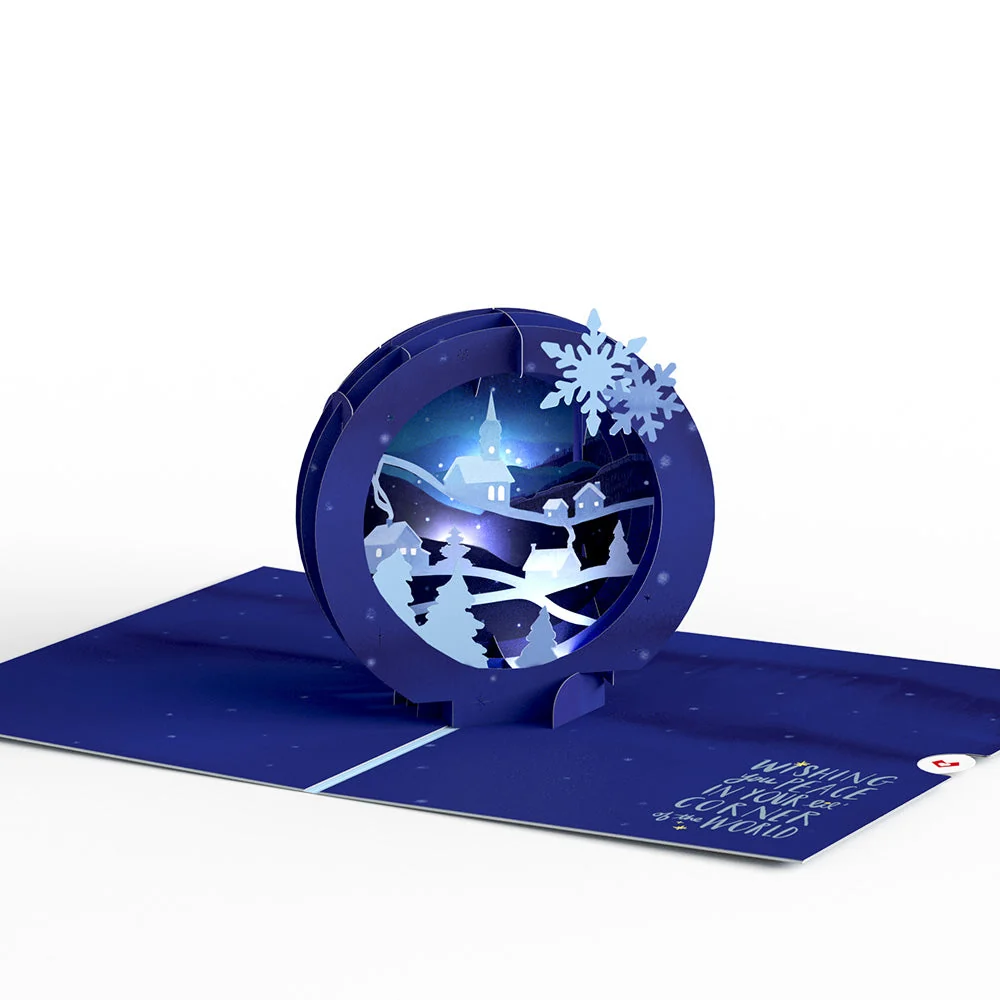 Lovepop Season of Light Winter Village Light-Up Pop-Up Card - Image 5