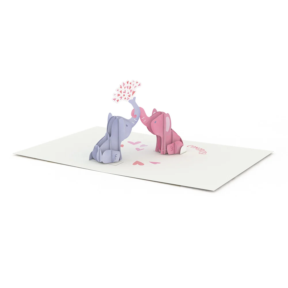 Lovepop Oh Baby Congrats: Paperpop Card Scale - Image 3