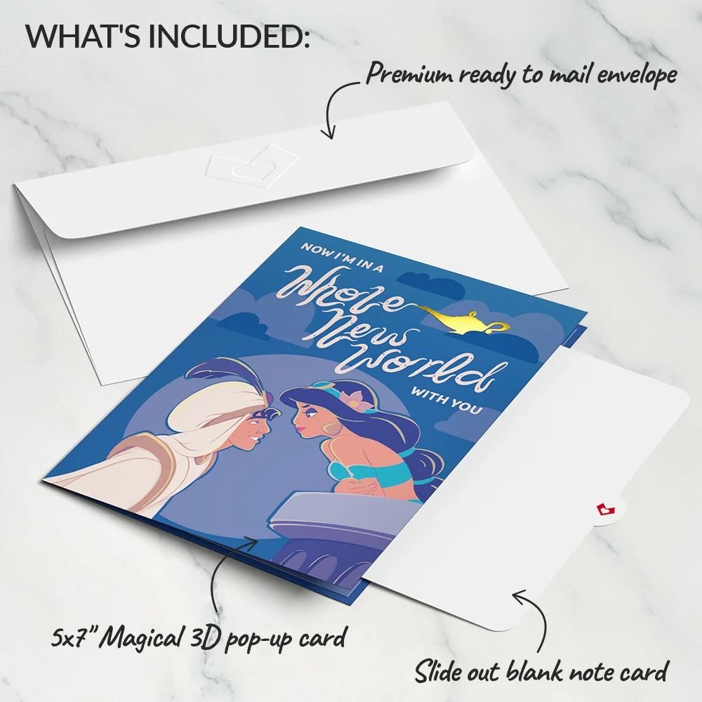 Lovepop Disney’s Aladdin Whole New World Pop-Up Card - Image 5