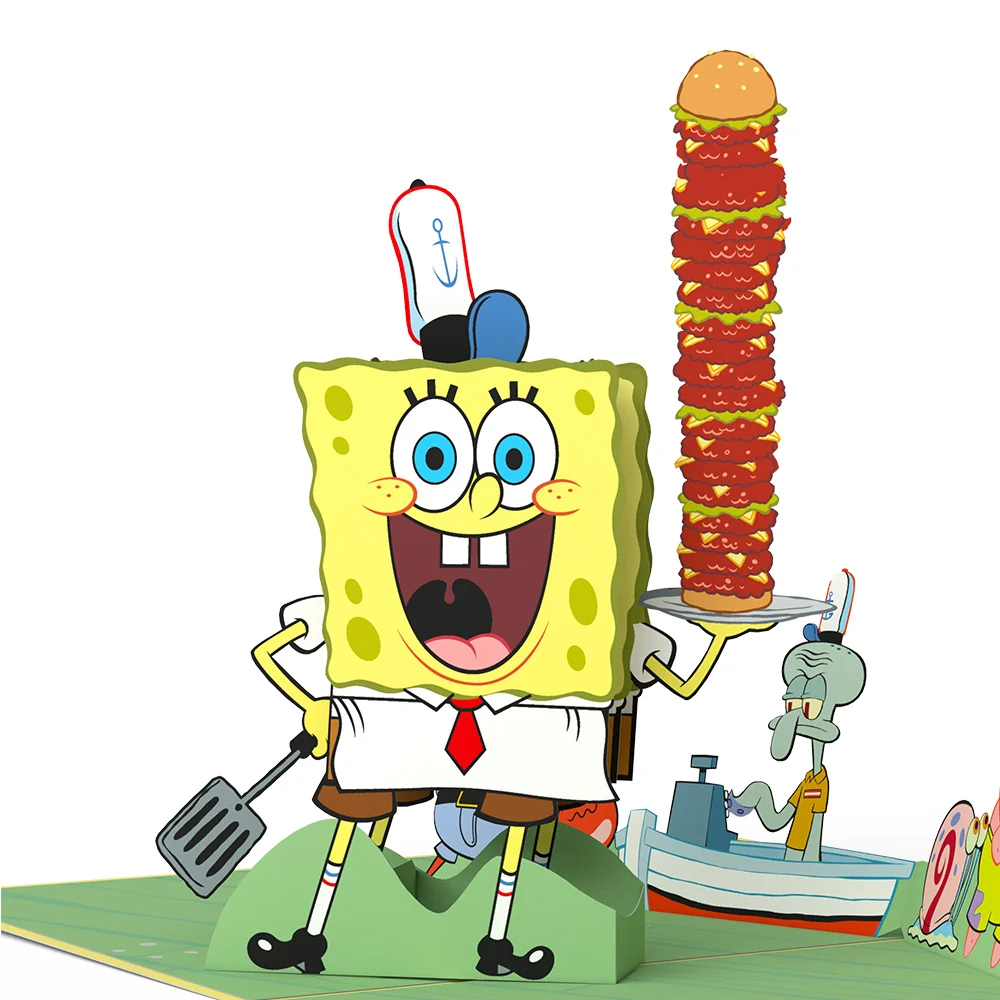 Lovepop SpongeBob SquarePants No One Stacks Up to You Pop-Up Card Cream - Image 3