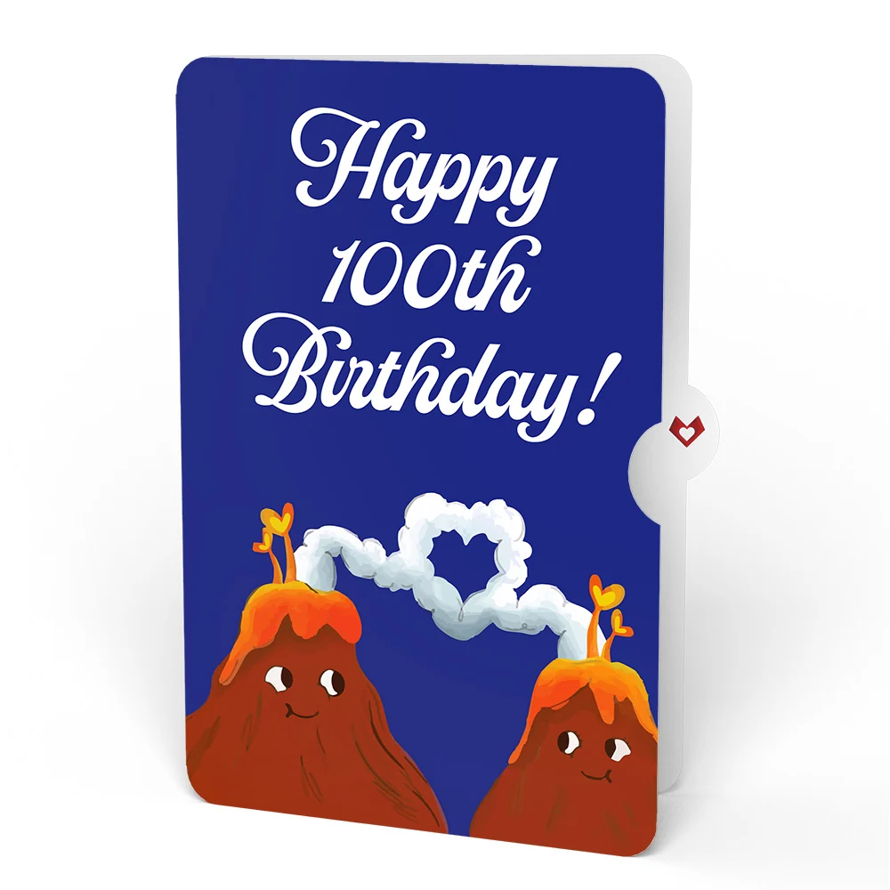 Lovepop I Lava You 100th Birthday Light-Up Pop-Up Card and Sentiment Set - Image 4