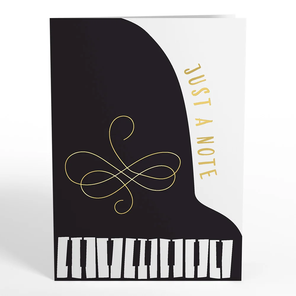 Lovepop Just a Note Piano Pop-Up Card - Image 4