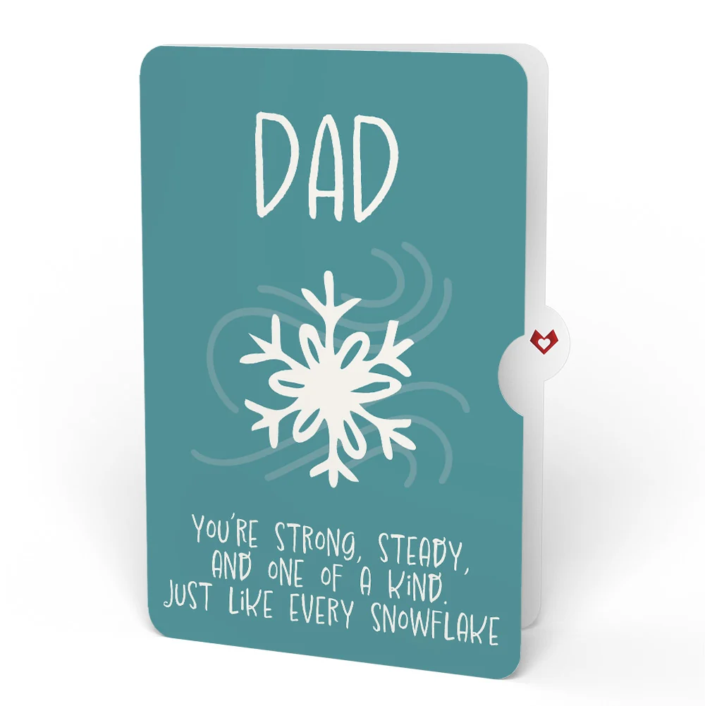 Lovepop 'Warm Winter Wishes' Holiday Penguin Plushpop Card and Sentiment Set for Dad Cup - Image 4