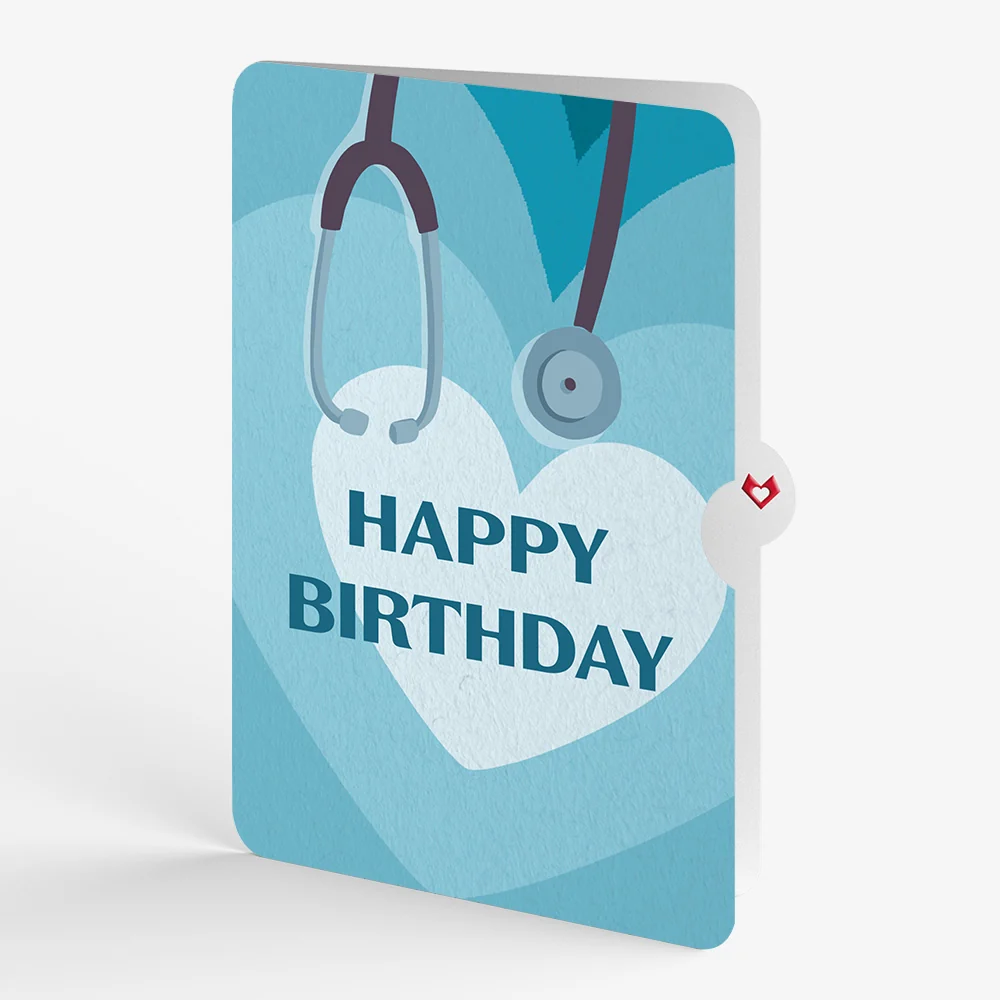 Lovepop Nurse Birthday Pop-Up Card and Sentiment Set Scrub - Image 4