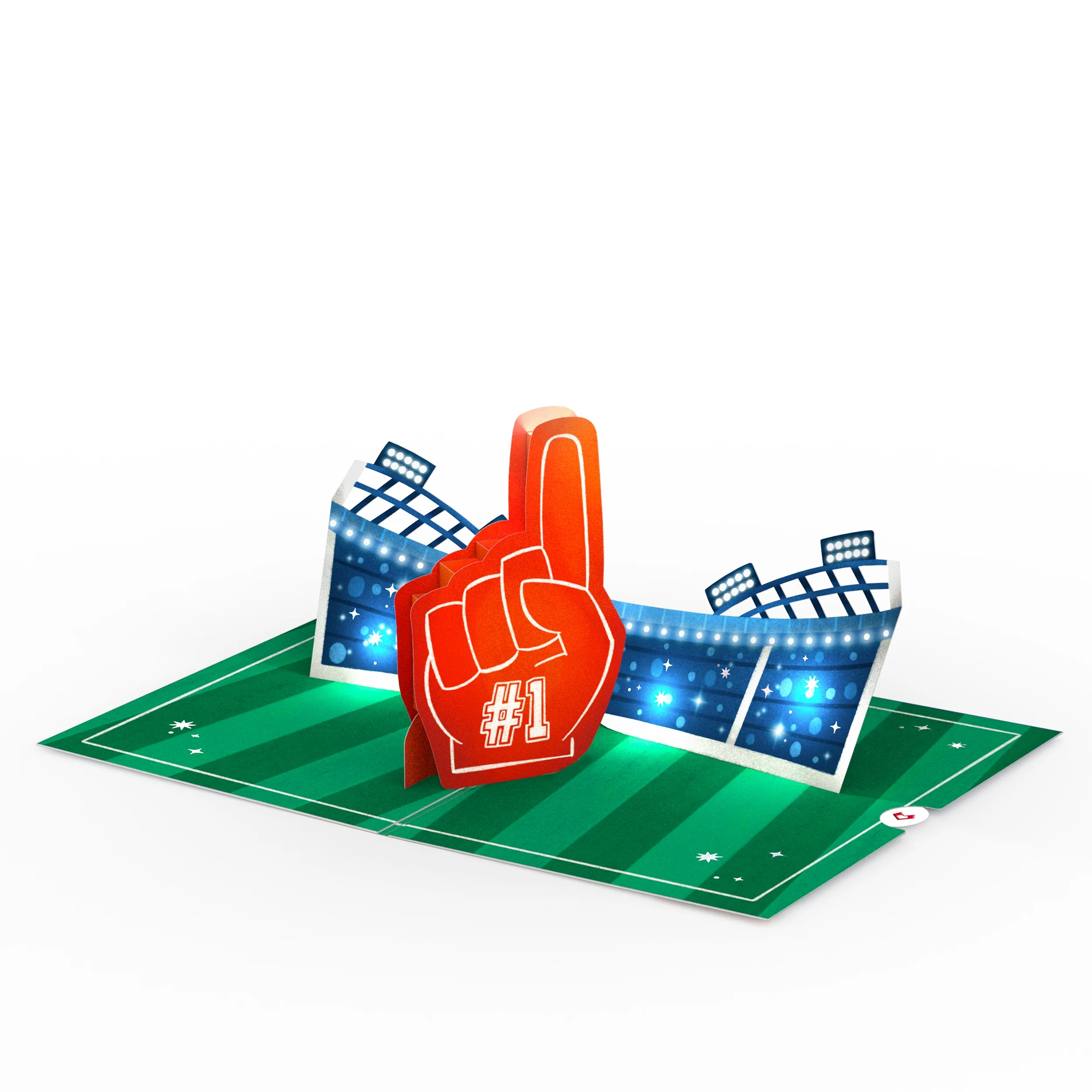 Lovepop MVP Stadium Father's Day Music and Lights Pop-Up Card and Sentiment Set for Dad - Image 3