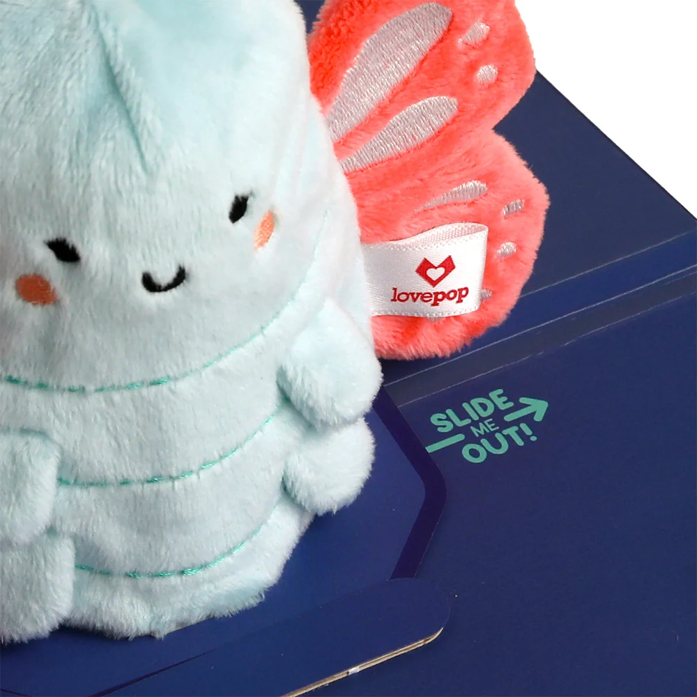 Lovepop 'Hi!' Butterfly Plushpop Card - Image 3